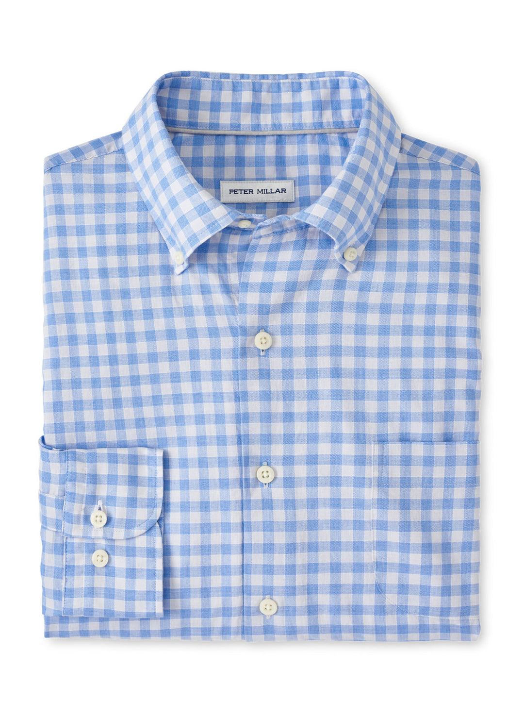 Elmwood Cape Blue Cotton Sport Shirt
