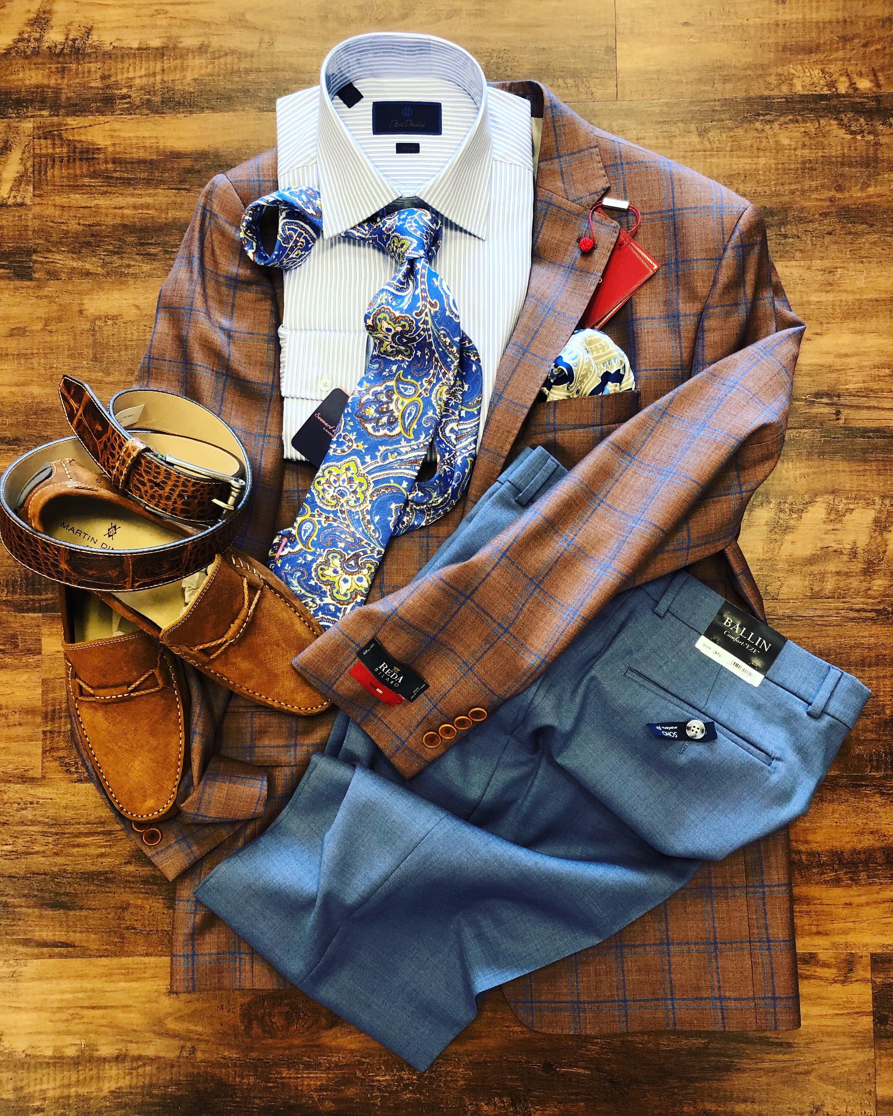 Premium luxury menswear outfit collection