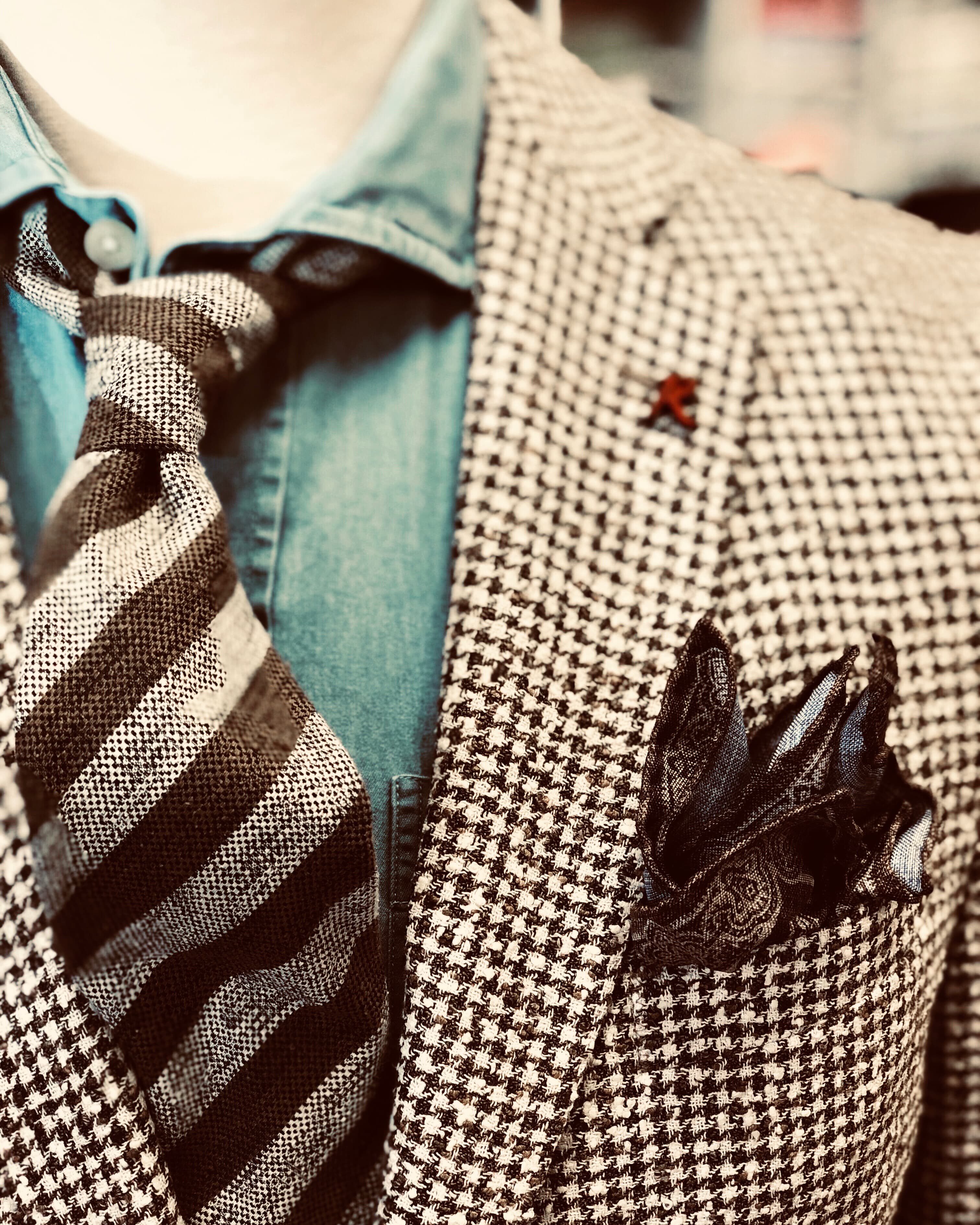 Curated luxury menswear collection showcase