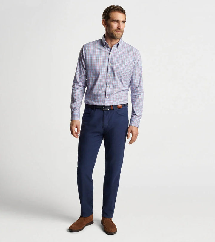 Albert Crown Lite Cotton-Stretch Sport Shirt