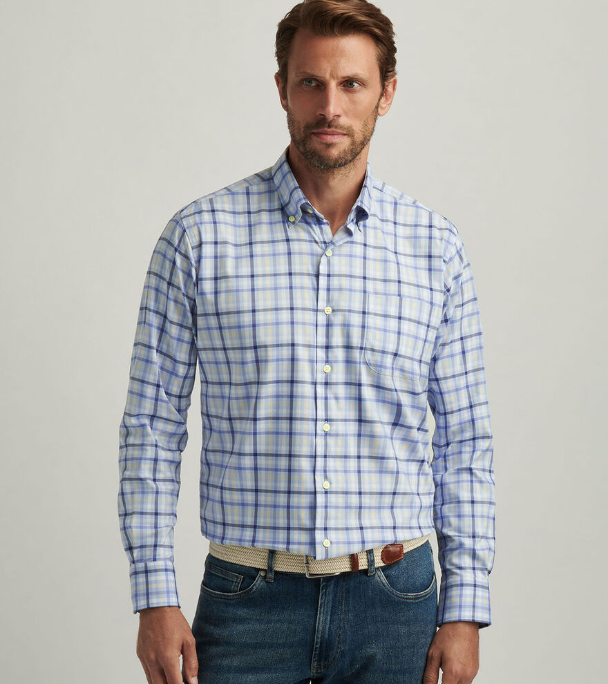 Chambly Crown Lite Cotton-Stretch Sport Shirt