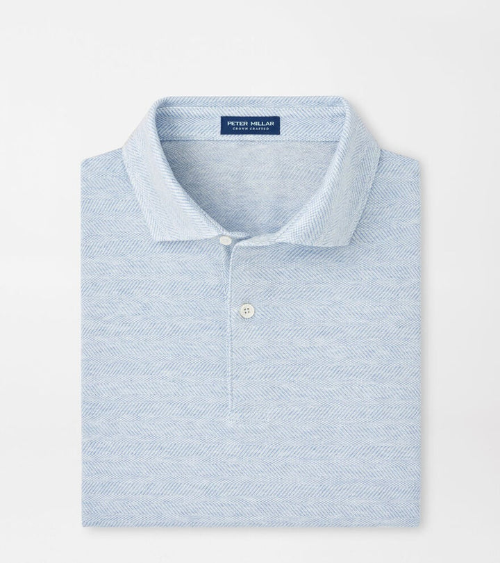 Harris Herringbone Knit Polo