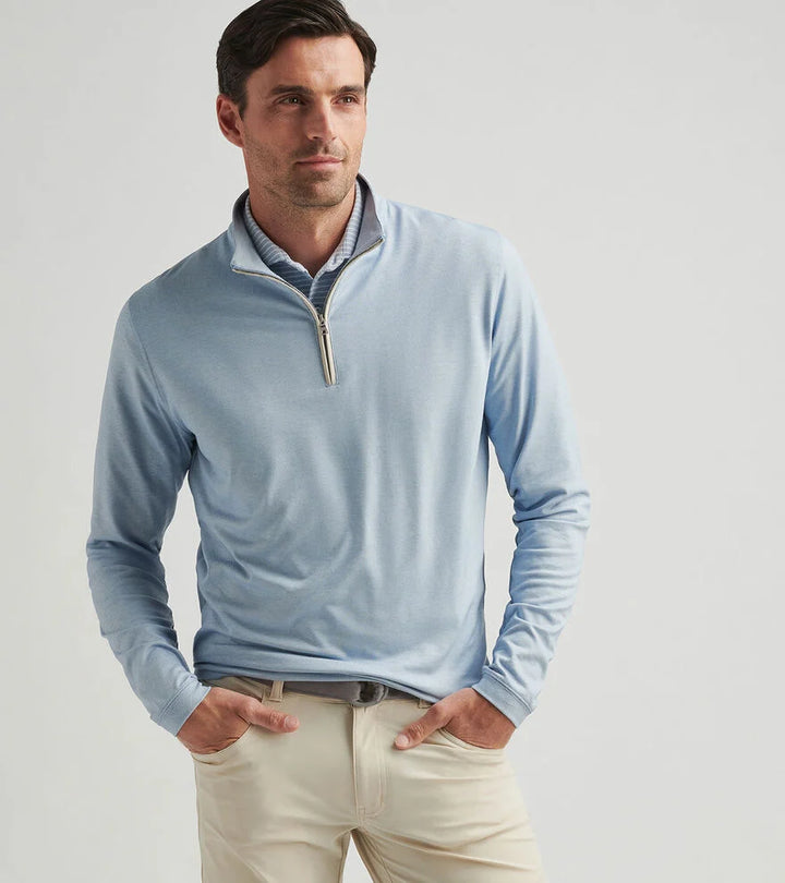 Albatross Cotton-Blend Piqué Quarter-Zip