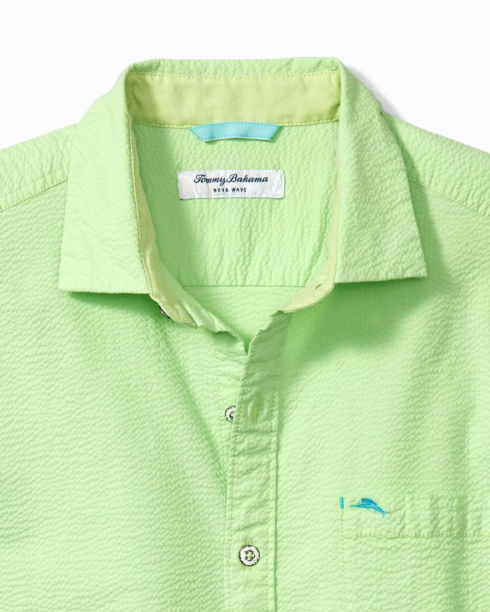 Gelato Green Nova Wave Short Sleeve Sport Shirt