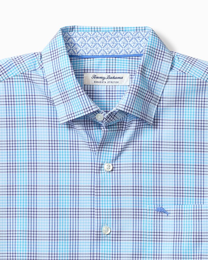 Sarasota Stretch Sea Tide Check IslandZone® Shirt