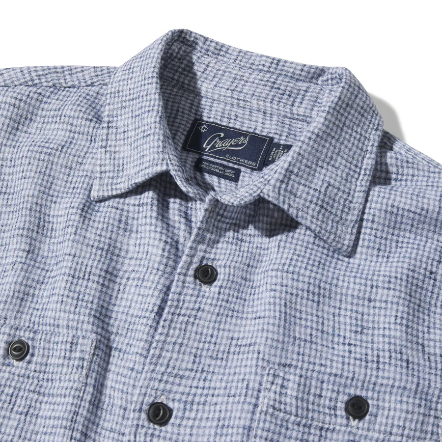 Houndstooth Double Cloth Workshirt